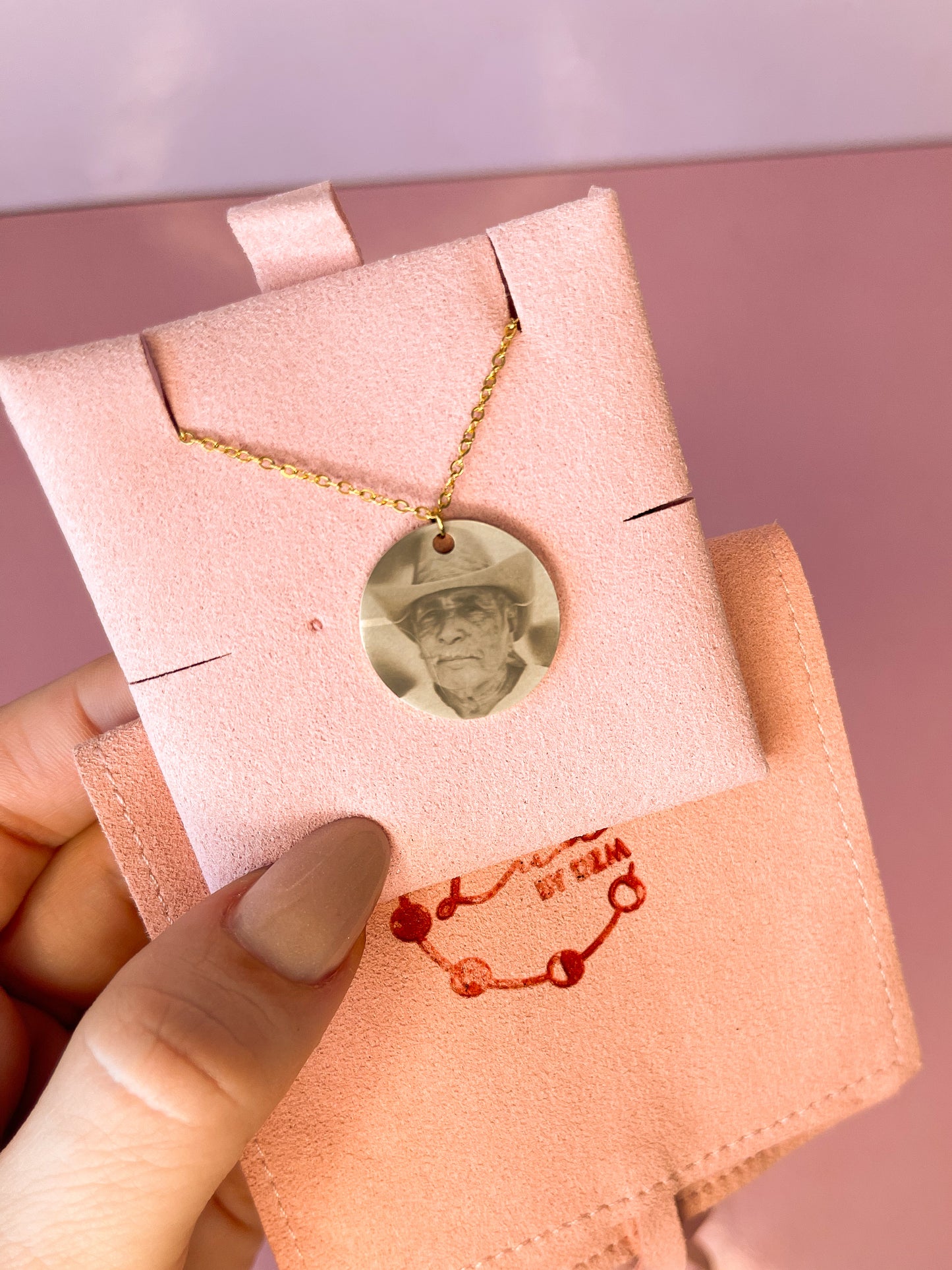 Cadena Fotograbado medalla 20mm