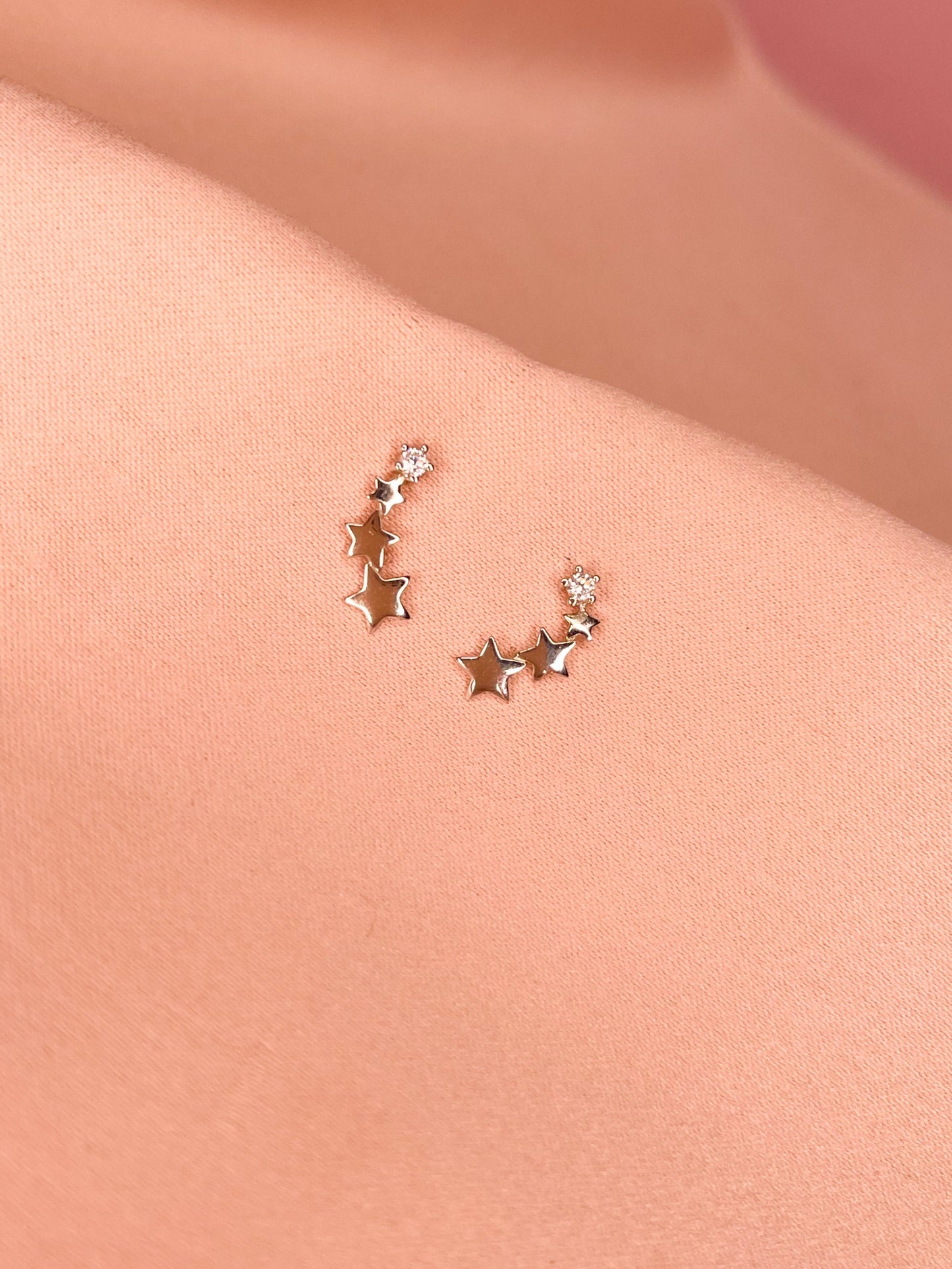 Aretes Little Star Plata 925
