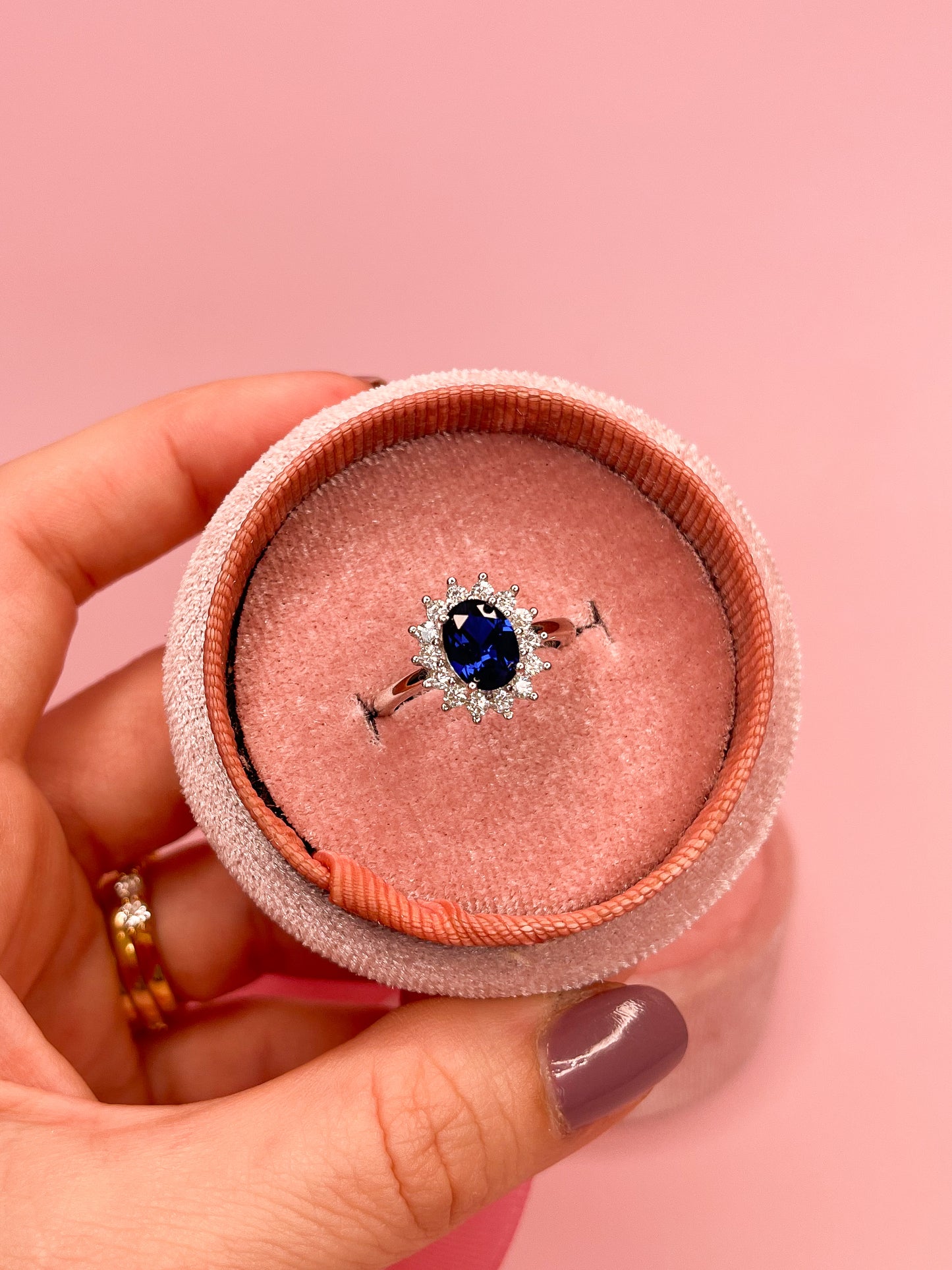 Anillo Lady Di en Plata 925