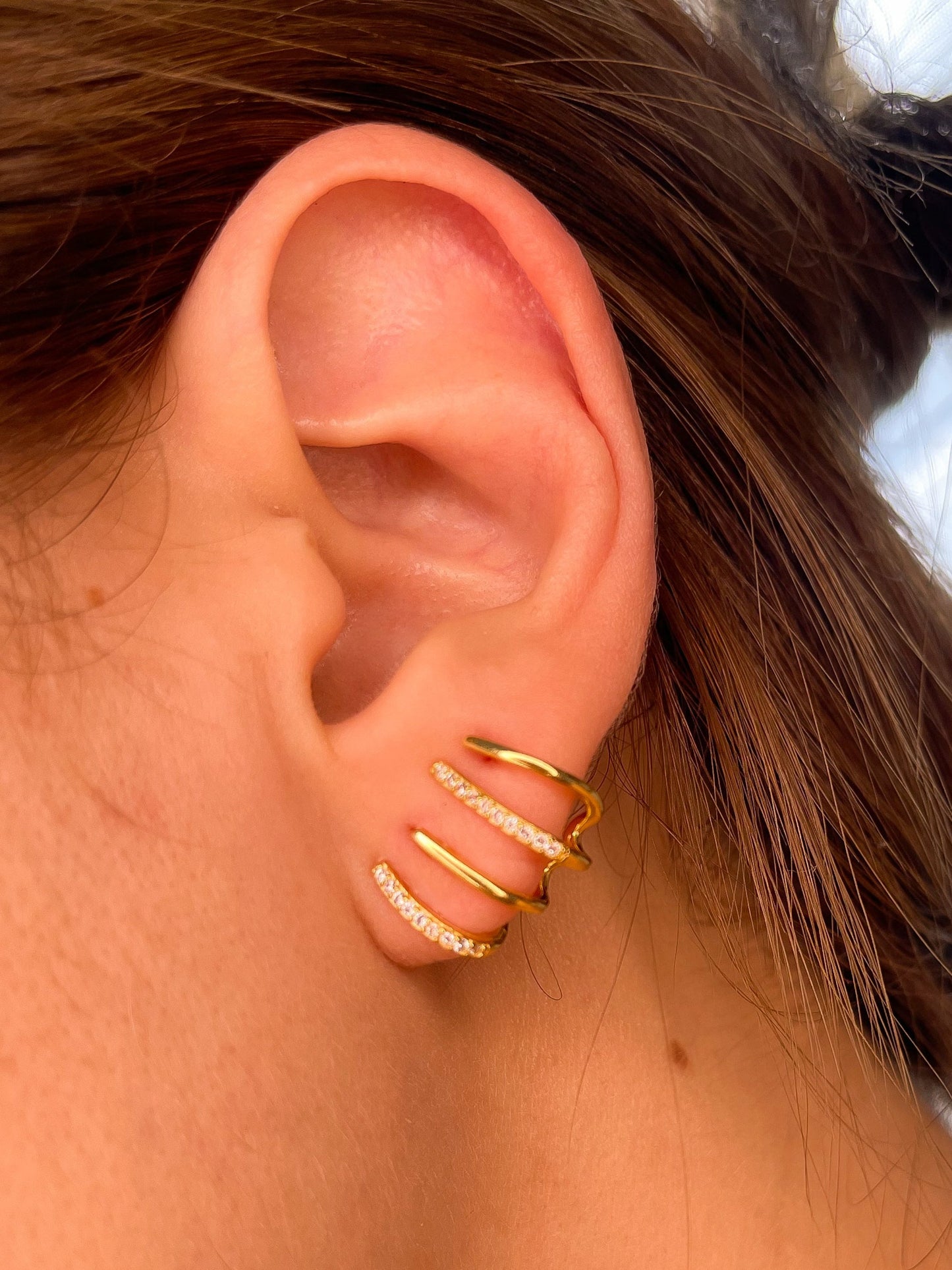 Aretes Multiple Shine Plata 925