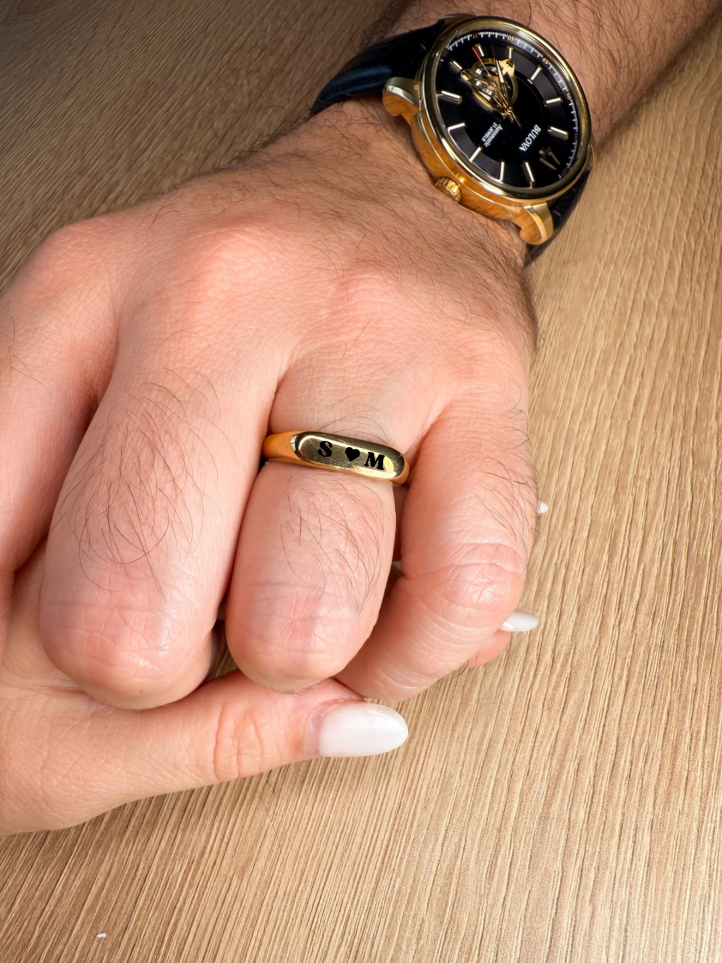 Anillos grabados