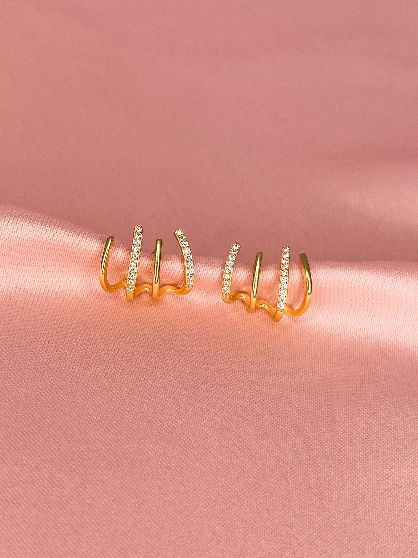 Aretes Multiple Shine Plata 925