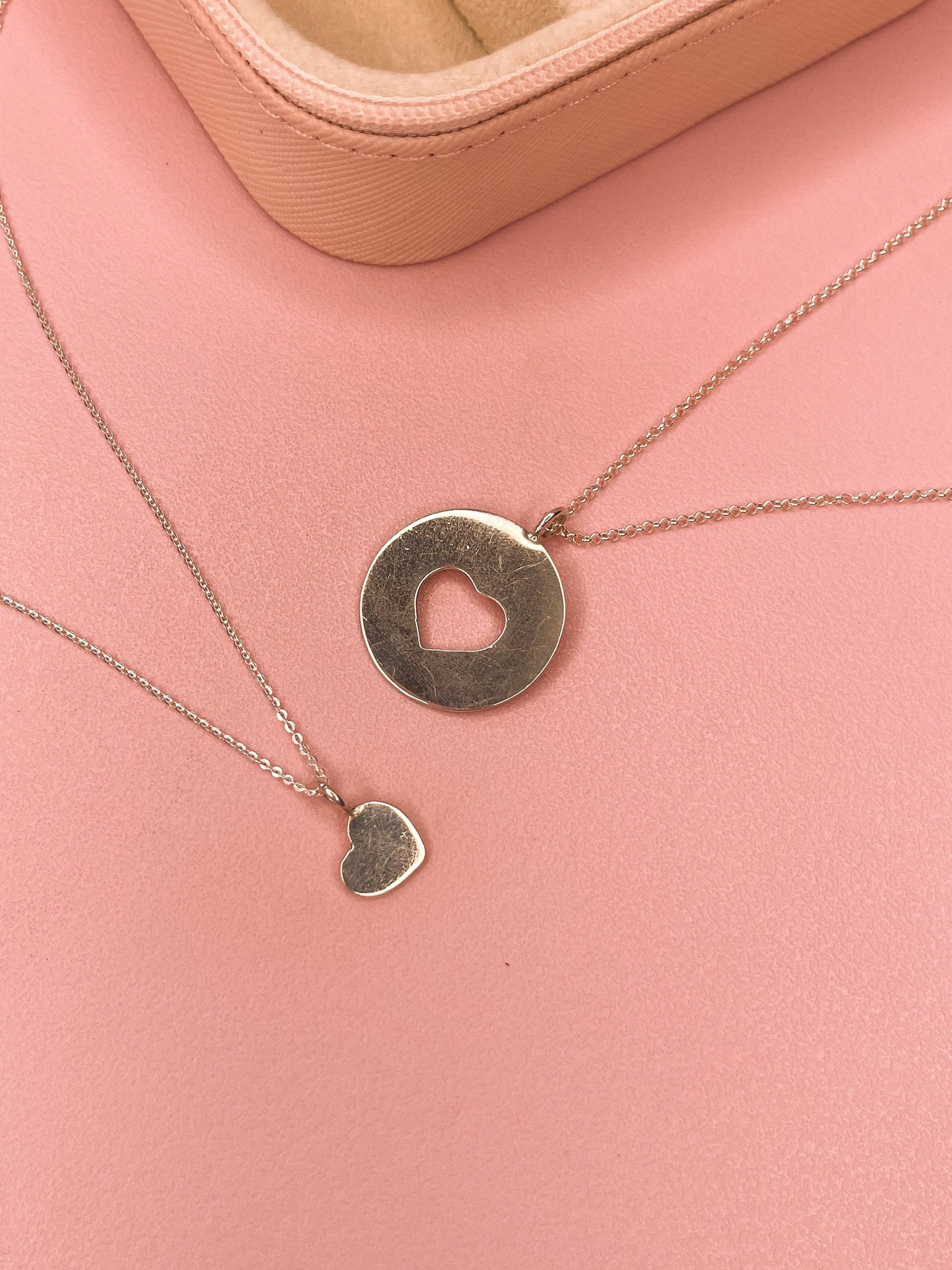 Cadena Comparte con amor en Plata 925
