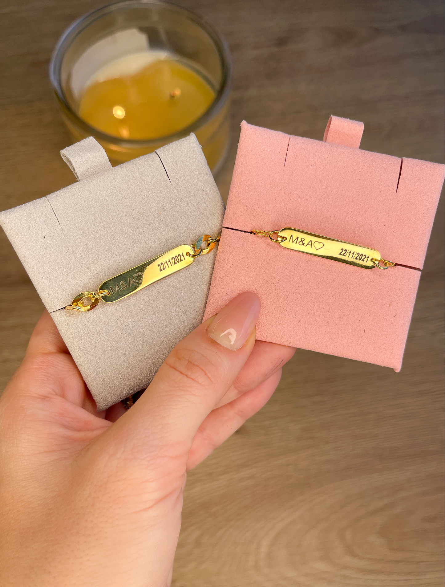 Pulseras Lovely Gold plata 925