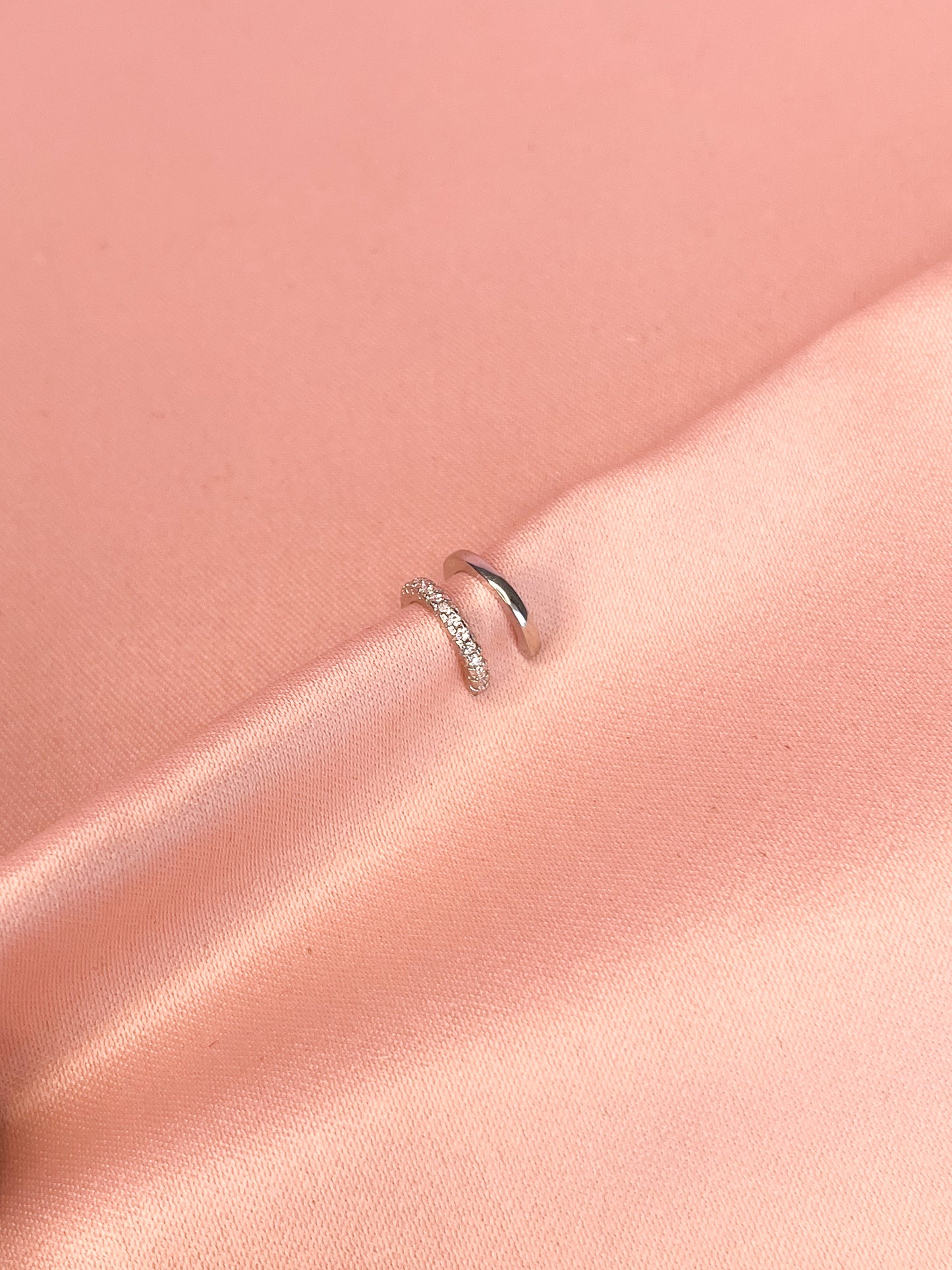 Earcuff Double Line en Plata 925