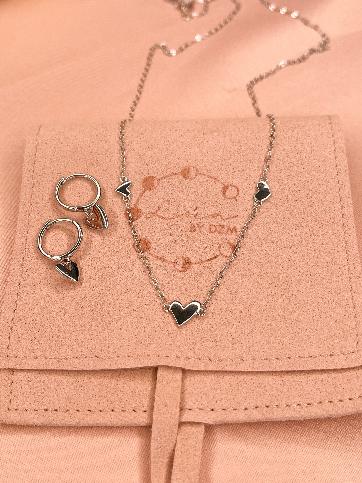 Set de corazones Plata 925